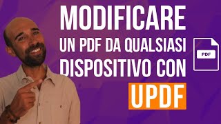 Modificare un PDF da qualsiasi dispositivo con UPDF La guida completa [upl. by Primo]