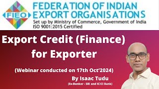 Export Credit Finance for Exporter [upl. by Ahsinrad]