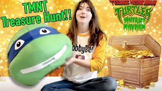 TMNT Surprise Treasure Hunt Teenage Mutant Ninja Turtle fun by HobbyKidsTV [upl. by Alleuqahs]