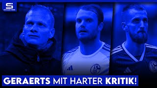 Geraerts kritisiert Drexler Spieler verstehen Lage nicht Kein neuer Vertrag für Ouwejan S04 NEWS [upl. by Hsaniva]