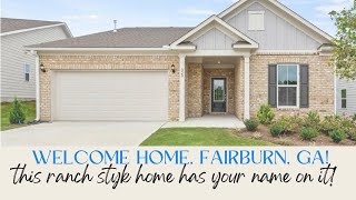 NEW 3BD2BA 1800 sq ft Home for Sale Fairburn GA  Enclave at Parkside Villiage Pulte Homes [upl. by Nairbal]