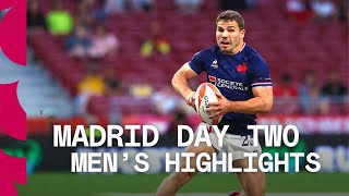 Its an Antoine Dupont MASTERCLASS  Madrid Mens HSBC SVNS Day Two Highlights [upl. by Kiri158]