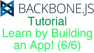 Learn Backbonejs Tutorial by Building an App 66  PUT and DELETE Requests to MongoDB [upl. by Eiloj]