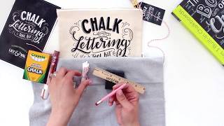 Chalk Lettering Tool Kit tutorial and how to guide by Valerie McKeehan [upl. by Zondra646]