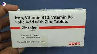 Zincofer Tablet  Zincofer Tablet Uses  Zincofer Tablet Uses Benefits Dosage Review in Hindi [upl. by Carl]