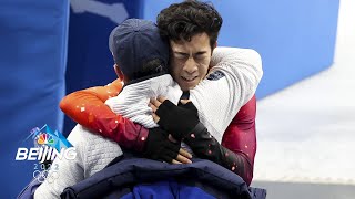 Nathan Chen behind the scenes of his gold medal performance  2022 Winter Olympics [upl. by Theodora]