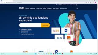 Como contratar un dominio y hosting en Ionos que necesitas para tener una web o una tienda online [upl. by Innek]