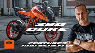 The 2024 KTM 390 DUKE – Features and Benefits  KTM [upl. by Barbra]