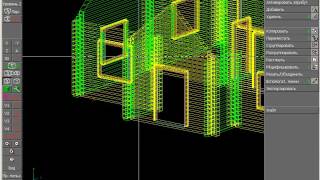 CadWork Дом из бруса Урок № 4 [upl. by Osanna]