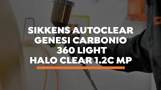 Sikkens Autoclear  Genesi Carbonio 360 Light HALO Clear 12C MP [upl. by Siuoleoj315]