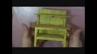 Making a Miniature Potting Bench  112 scale  Part 2 [upl. by Silsbye757]