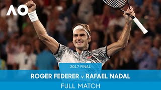 Roger Federer v Rafael Nadal Full Match  Australian Open 2017 Final [upl. by Arbua]