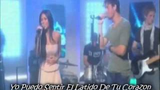 Enrique Iglesias con Nicole Scherzinger  Heartbeat Español GMGRANCANARIO [upl. by Joann372]