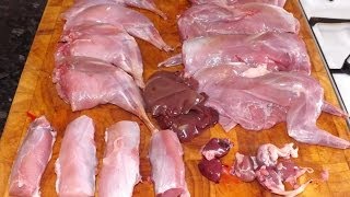 How To Prepare And Cook A Rabbitpart 2Worcestershire Fried Rabbit [upl. by Strenta]