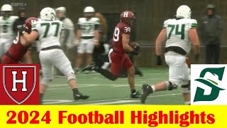 Stetson vs Harvard Football Game Highlights 9 21 2024 [upl. by Anawt984]