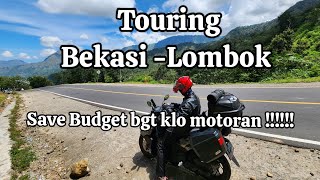 Part 2‼️Vlog Perjalanan Touring Bekasi Lombokbiaya Bensin nya Segini [upl. by Latashia]