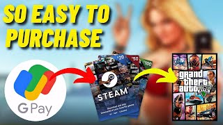 HOW TO BUY GTA5 OR STEAM GAMES WITH GOOGLE PAY  PAYTM  UPI 2022  USING STEAM GIFT CARD  HINDI [upl. by Mycah40]