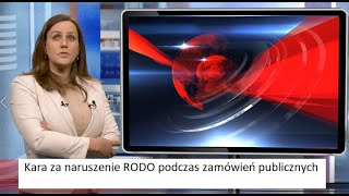 Kara za naruszenie RODO podczas zamówień publicznych [upl. by Nonnaer]