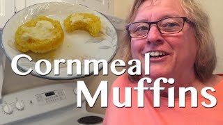 Moms Homemade Cornmeal Muffin Recipe [upl. by Ahsienak808]