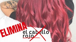 Como ELIMINAR el cabello ROJO de 1 sola APLICACION [upl. by Lange]