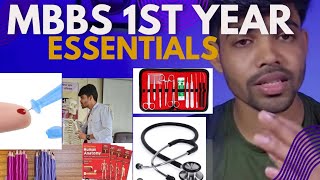 😱What To Buy In The 1st Year Of MBBS MBBS First Year Accessories [upl. by Lamp]