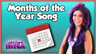 Months of the Year Song  Kids Song  Song for Children [upl. by Brookes]