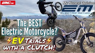 The BEST Electric Motorcycle My Honest Opinion ElectricMotion EV Trials with a CLUTCH [upl. by Hurless917]