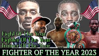 BREAKING Terence Crawford quotFighter Of The Yearquot  Bomac Trainer Of The Year 2023  WCS AWARDS [upl. by Filmore]