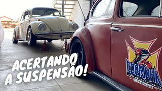 ACERTOS NA SUSPENSÃO E CAMBAGEM  A SAGA DO FUSCA VEB EP06 [upl. by Faina]