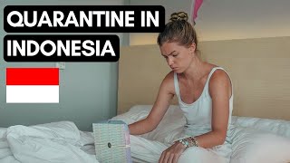 QUARANTINE hotel in INDONESIA [upl. by Airdna]