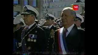 Honores al Presidente Lagos el 21 de Mayo del 2005 [upl. by Resay773]