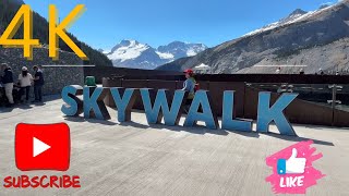 Skywalk jasper national park  2024 Columbia icefield  Jasper National Park Alberta Canada [upl. by Purity]