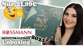 Nur 2199€ 👍🏻 😄 Rossmann 24 Moments Adventskalender 2023  24 Türchen UNBOXING [upl. by Lorri]