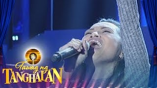 Tawag ng Tanghalan Eumee Capile dethrones Andrian Cubillas [upl. by Rabka]