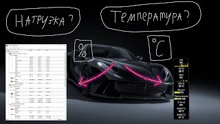 Как мониторить нагрузку и температуры на windows 10 Смотреть температуры Видеокарта Процессор [upl. by Nrol]