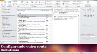 01  Outlook 2010  Configurar uma ou mais contas de email [upl. by Roselba701]