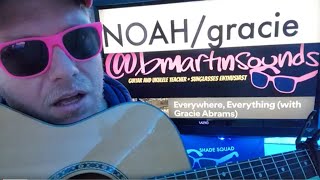 Everywhere Everything  Noah Kahan Gracie Abrams Guitar Tutorial Beginner Lesson [upl. by Eelyah569]