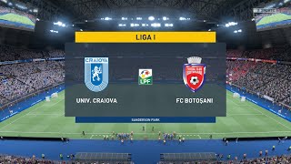 FIFA 22  Universitatea Craiova vs FC Botoșani  Liga 1  29082022  Gameplay [upl. by Akeihsal]