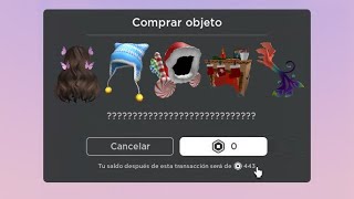 CONSIGUE 5 ITEMS GRATIS EN ROBLOX [upl. by Innattirb126]