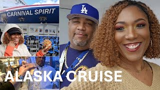 My FULL ALASKA CRUISE on Carnival Spirit  Skagway Train amp Ketchikan Crab Boat Excursions  Shopping [upl. by Rehpotsirc558]