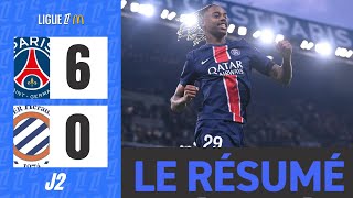 PSG  Montpellier  60  Le Résumé  Ligue 1 202425 [upl. by Frankie177]