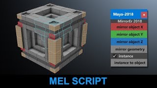 Mirror and Instance Toolbox for Maya [upl. by Nerine]