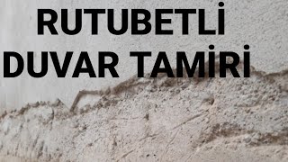 rutubetli duvar tamiri nasıl yapılır kolay pratik uygulama [upl. by Clyde954]