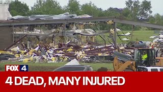 At least 17 tornadoes touch down in Oklahoma [upl. by Ecyaj]