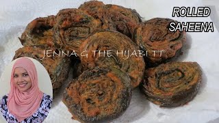 This is How To Make Saheena Rolled  Trini Fried Street Food  Trinidad  Caribbean [upl. by Einahpit]