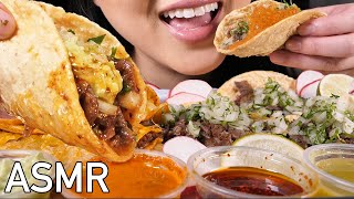 ASMR CRUNCHY BIRRIA amp QUESO TACOS Crunchy amp Soft Eating Sounds ASMR EATING NO TALKING  ASMR Phan [upl. by Xel]