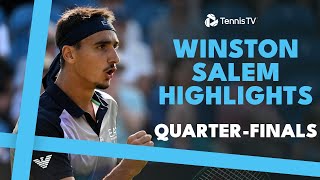 Michelsen Meets Eubanks Sonego amp Goffin In Action  WinstonSalem 2024 QuarterFinal Highlights [upl. by Hackett]