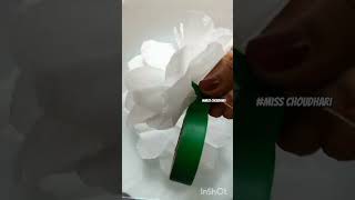 Tissue paper crafts  Tissue paper Flower [upl. by Nana]