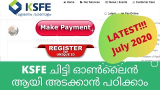 KSFE online payment latest July 2020  simple and easy  Lockdown days  Go Online SafeampSmart [upl. by Warchaw]