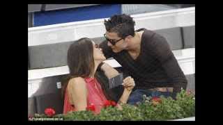 Cristiano Ronaldo kisses Irina at tennis match [upl. by Viccora698]